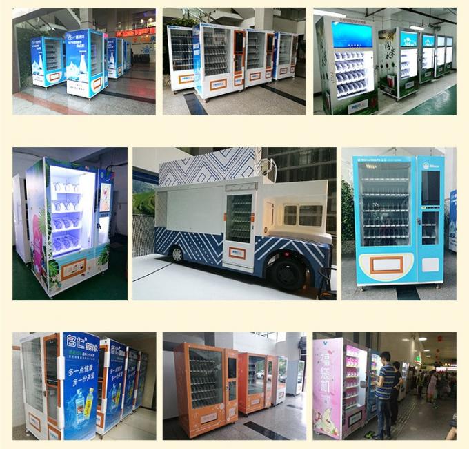 110V/220V~240V 터치스크린 55 인치를 가진 똑똑한 매체 자동 판매기