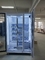 터치 스크린, 스마트 시스템이 있는 엘리베이터 중간 픽업이 있는 유리병 음료 자판기