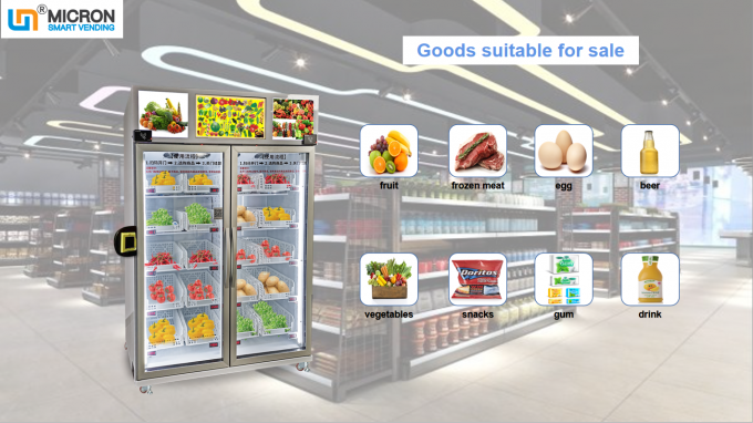 현명한 냉동고 자동 판매기