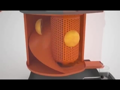 쇼핑몰용 카드 리더와 터치 스크린을 갖춘 신선한 오렌지 주스 자동 판매 기계