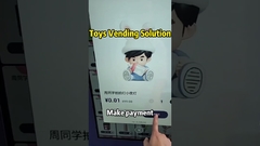 장난감 판매 솔루션, 엘리베이터와 함께 고급 자동 판매 기계