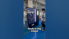 옆에서 로커를 가진 자동 판매 기계로 로커를 추가하면 더 큰 제품을 판매할 수 있습니다.