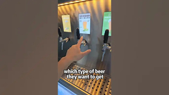 신선한 맥주 자동 판매기! 클럽과 이벤트는 이 기계로 1명의 직원을 덜 고용할 수 있습니다!