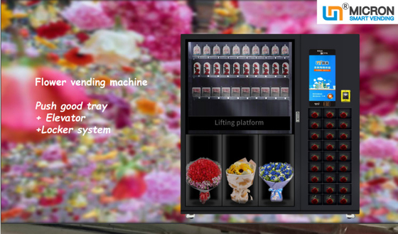 냉장고 시스템으로 로커 자동 판매기를 냉각시키는 꽃