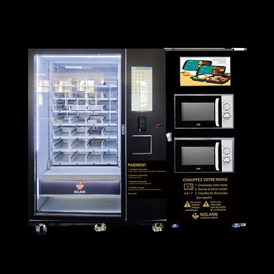 품질  Big Capacity Hot Food & Pizza Vending Machine with Microwave Heating and Refrigeration System 공장