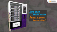 Eyelashes Cosmetics Vending Machine With 22 Inch Touch Screen Micron