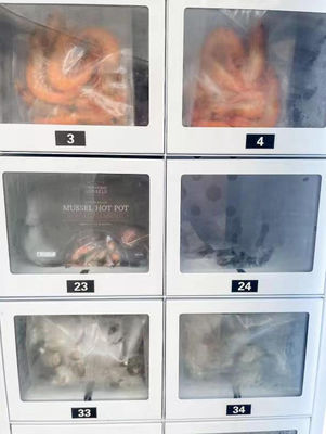 신선 식품을 위한 효율적인 R290 냉매 해산물 자동판매기