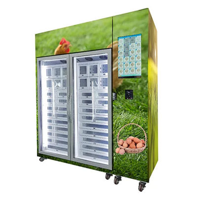 자동화 된 냉각 및 비접촉식 결제 기능이있는 Fresh Fresh 24/7 Locker 자동 판매기