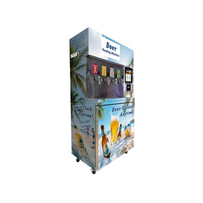 4G SIM 카드/LAN 콜드 맥주 판매 기계 W97*D66*H205 Cm 인터넷 접근성