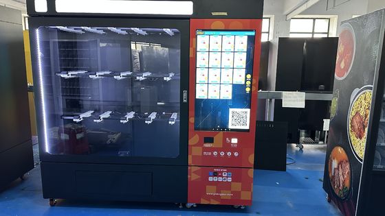Automated Clothes Vending Machine with 43-inch Touchscreen Compact Dimensions and XL Sweaters Hanging Slot